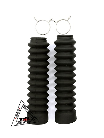 Гофры вилки L=200, d47-32 черные