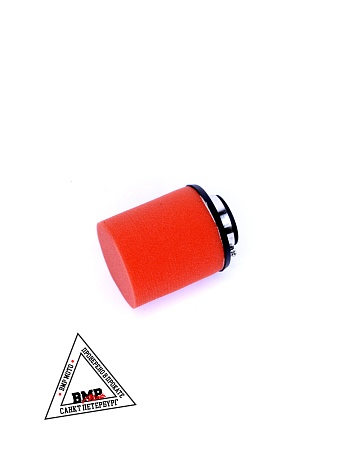 Фильтр возд. нулевик #5 (d=38mm) поролон черн./красный