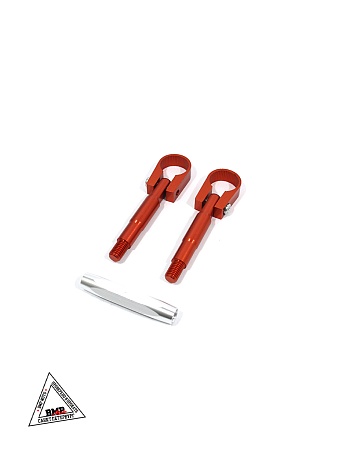 Растяжка руля (D=22мм) HX-135 CNC оранжевая