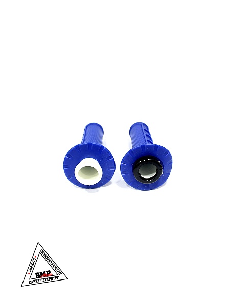 Грипсы SM-472, синие, ф=22мм, пара
