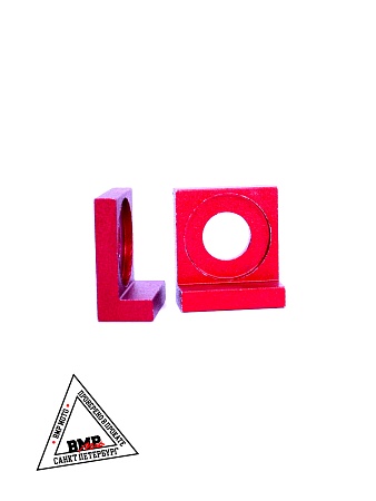 Натяжитель приводной цепи CNC красный (компл. лев+прав) BMP-moto