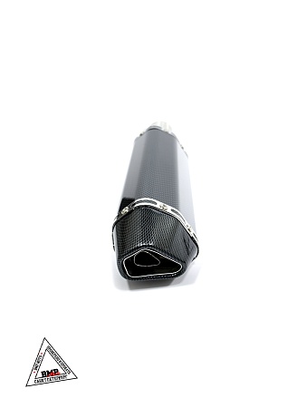 Глушитель AKROPOVIC #4 (L=370) шестигранный карбон