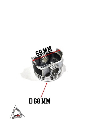 Цилиндро-поршневая группа 4Т двиг. СВ250 d-69, p-17 (тефлон) SM-PARTS