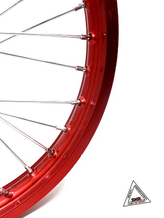 Обод передний 17" (1,60-R17 d=15mm) алюминий/красный
