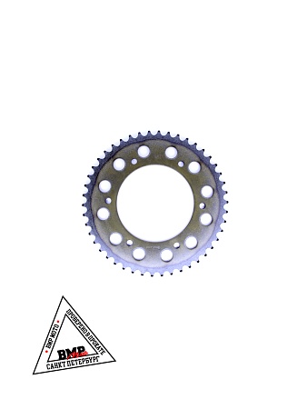 Венец, звезда ведомая (520-46) сталь, закаленные зубья Кросс 250-450 6х153х125 BMP-moto