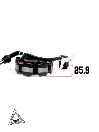 Статор генератора 163FML (CG/CB) 200см3 ZS X-TECH