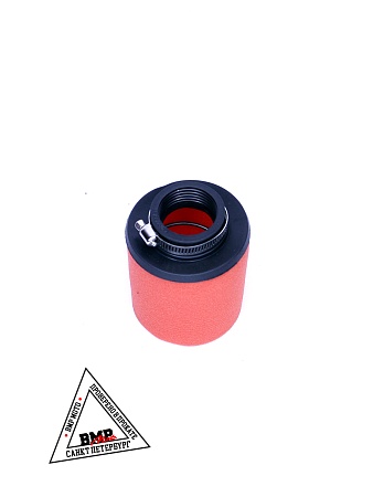 Фильтр возд. нулевик #5 (d=38mm) поролон черн./красный