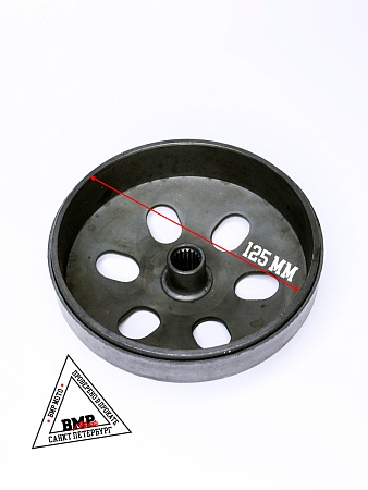 Барабан сцепления в сборе 163QMK с балансиром