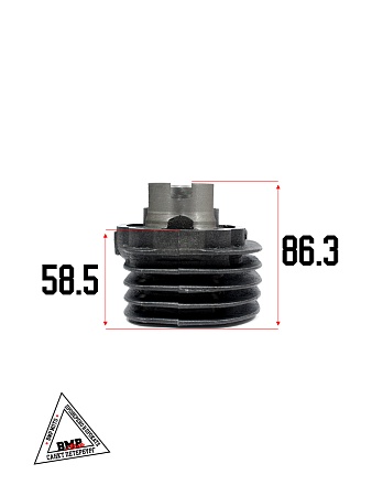 Цилиндро - поршневая группа 2T Honda DIO-ZX70cc, AF34/35, D47.00мм с ГОЛОВКОЙ (SEE) (00005567)