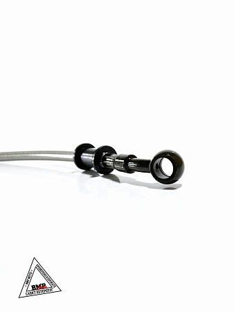 Шланг гидравлический тормозной (армированный) L=2000 d=10мм серый  BMP-moto