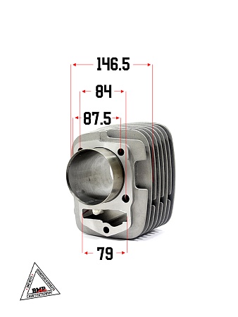 ЦПГ (поршневая) 165FMM (CB250D-G) (65,5*62,2) (87,3/84,4/81,5/15) 250см3 ZS (WW0359)