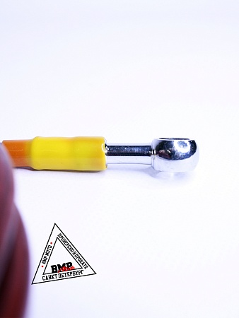 Шланг гидравлический тормозной (армированный) L=2000 d=10мм красный (11843)