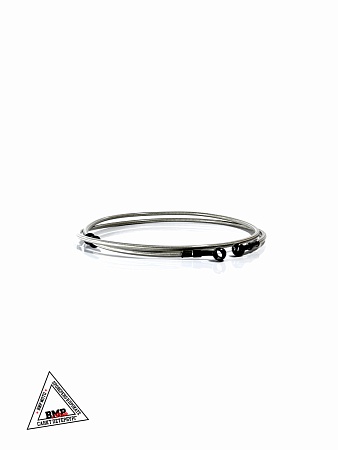 Шланг гидравлический тормозной (армированный) L=1700 d=10мм серый  BMP-moto