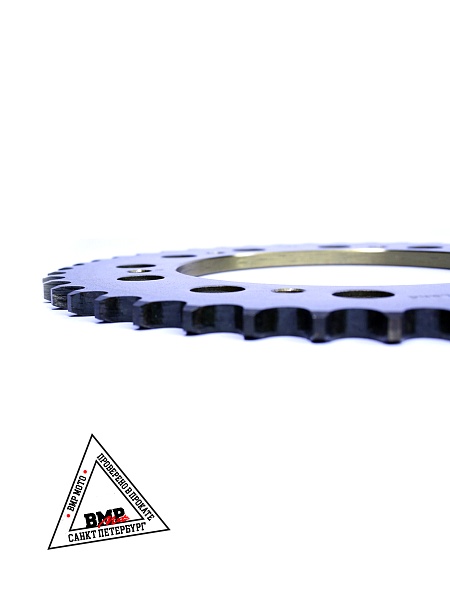 Венец, звезда ведомая (530-43) сталь, закаленные зубья Кросс 250-450 6х153х125