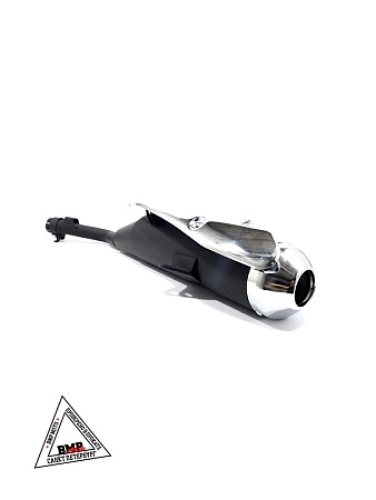 Глушитель в сборе с коленом CB250 (165FMM,166FMM); BARS, TTR250, ENDURO крос. мото. (00006430)
