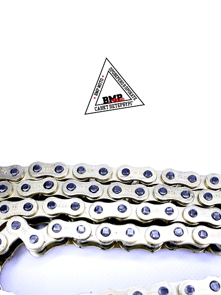 Цепь приводная 428H 132 золотая