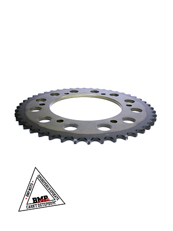 Венец, звезда ведомая (520-46) сталь, закаленные зубья Кросс 250-450 6х153х125 BMP-moto