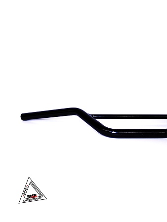 Руль 22мм #4 с перекладиной черный глянцевый