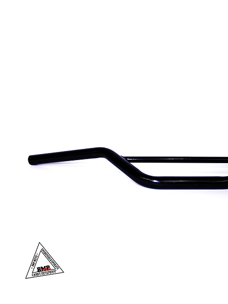 Руль 22мм #4 с перекладиной черный глянцевый