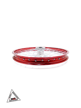 Обод передний 21" (1,60-R21 d=15mm) алюминий/красный XR250