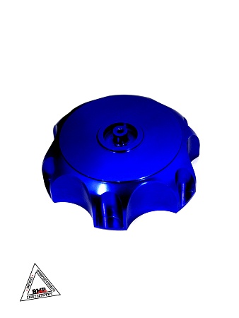 Пробка (крышка) бензобака CNC, с бензоклапаном, синяя (WW0450)