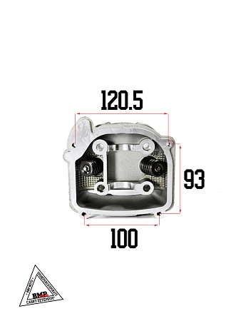 Головка цилиндра в сборе, JNEN 163QML (62мм), ATV200 (WW1323)