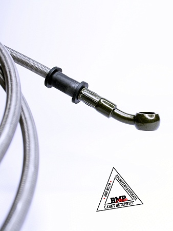 Шланг гидравлический тормозной (армированный) L=1500 d=10мм серый 