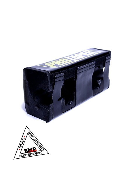 Защита руля прямоугольная #3 черная