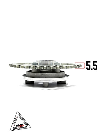 Звезда задняя в сборе со ступицей 420*41z; Delta (00001507)