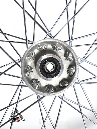 Обод передний 21" (1,60-R21 d=15mm) алюминий/красный XR250