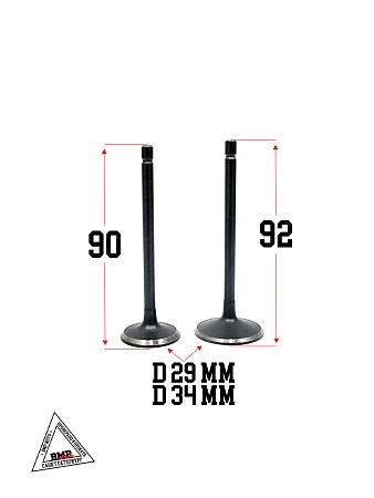 Клапаны ГРМ 169MM (CB250-A) water, 2V (компл=2шт+ремкомплект) ZS