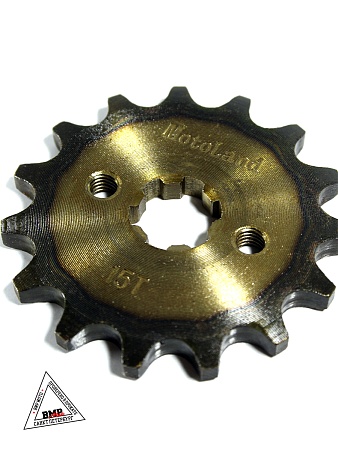 Звезда ведущая (420-15)17мм сталь, закаленные зубья