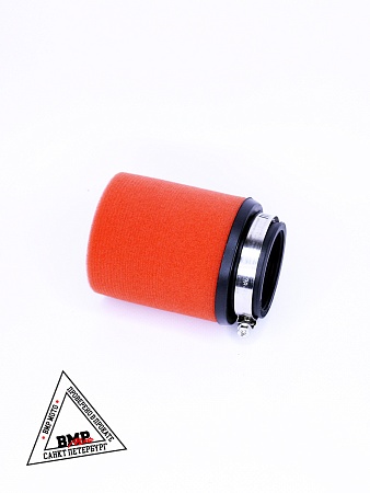 Фильтр возд. нулевик #5 (d=45mm) поролон черн./красный