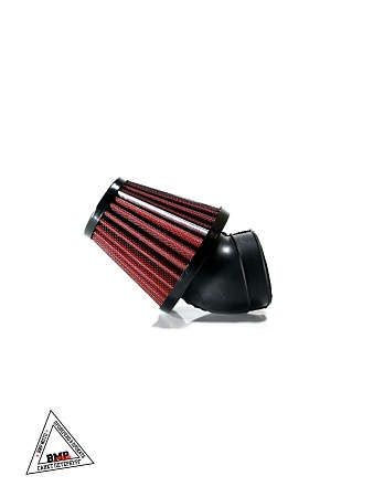 Фильтр возд. нулевик #1 (d=45mm) металл красный