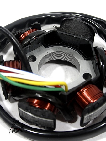 Статор генератора 161QMK 200см3 (AC 6 катушек) с реверсом