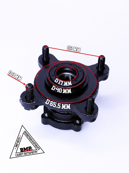 Ступица передняя в сборе ATV WILD