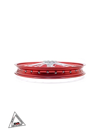 Обод передний 17&quot; (1,60-R17 d=15mm) алюминий/красный