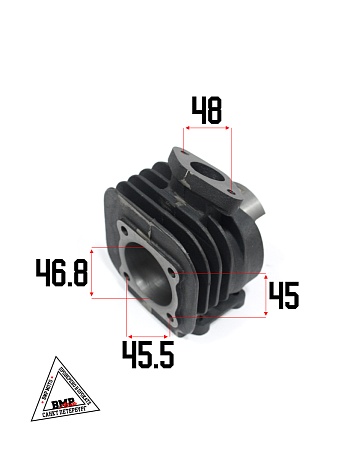 Цилиндро - поршневая группа 2T Yamaha BWS-70сс, 2JA, D47.00мм с ГОЛОВКОЙ(SEE) (04460)