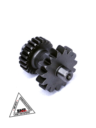 Шестерня малая двойная редуктора стартера 165FMM (CB250D-G) 169FMM (CB250)