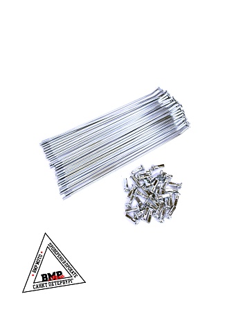 Спицы + ниппель 19" (215 мм, D=3,6 мм, компл.=32шт)