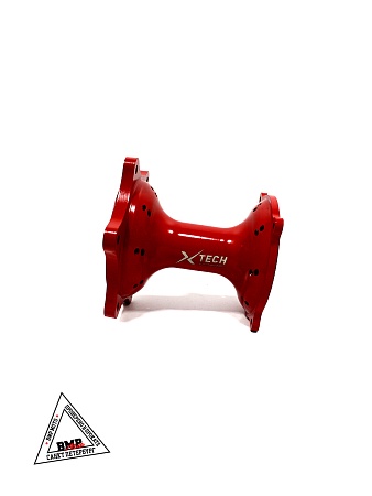 Ступица задняя CNC (R18&quot;/19&quot;
 d=17mm) красная X-TECH
(п/звезду