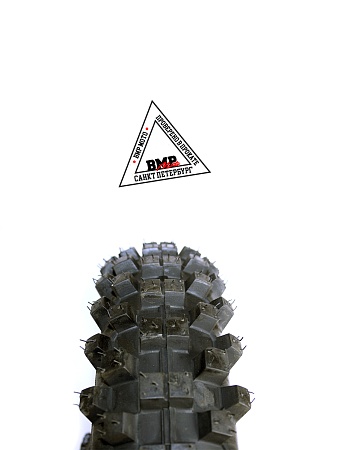 Обод задний 14&quot; (d15mm, торм. 
диск 190мм,420-41) 90/100-14&quot; 
сталь с резиной, черный