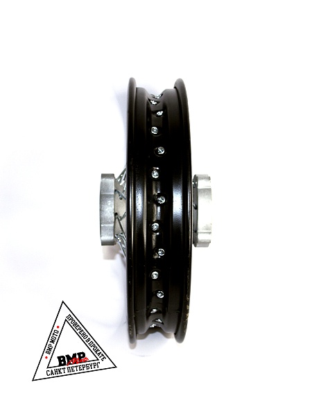 Обод задний 12" (1,85-R12 d=15mm) сталь/черный (4х99,5х76/4х92х76, диск/звезда)