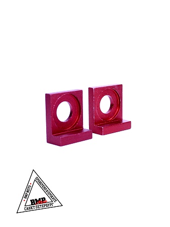 Натяжитель приводной цепи CNC красный (компл. лев+прав) BMP-moto