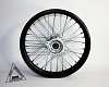 Обод задний 14&quot; (1,85-R14 d=15mm) сталь/черный 4x92x76/4x100x76 (звезда/диск)