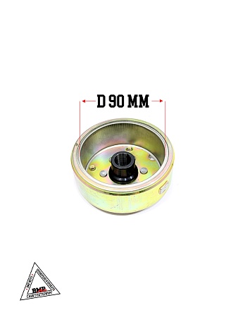 Ротор генератора 161QMK 200см3 (статор AC 11 катушек) с реверсом