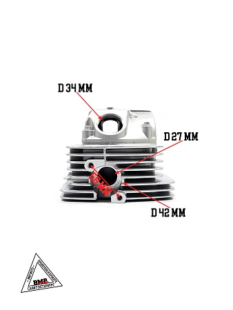 Головка цилиндра KAYO двиг. ZS CB250D-G (воздушный) (P060796) CN