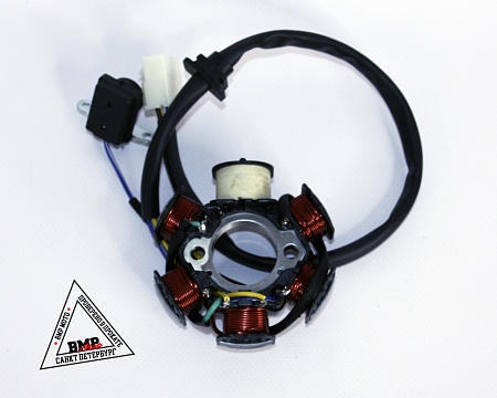 Статор генератора 139FMB,147FMH,152FMH 50-110см3 (6 катушек)