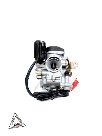 Карбюратор 4T GY6- 50/60cc, 139QMB (PD16) пласт. крышка (KEIHIN) (05528)