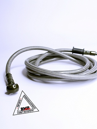 Шланг гидравлический тормозной (армированный) L=2000 d=10мм серый  BMP-moto
